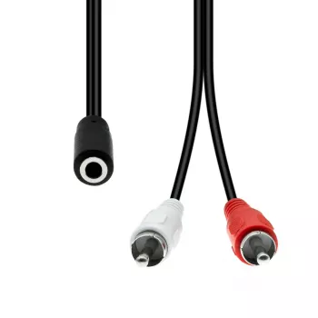 Audiokaapeli ProXtend M3F2XRCA-002 — 3-napainen (Mini XLR) 2×RCA, 1,5 m