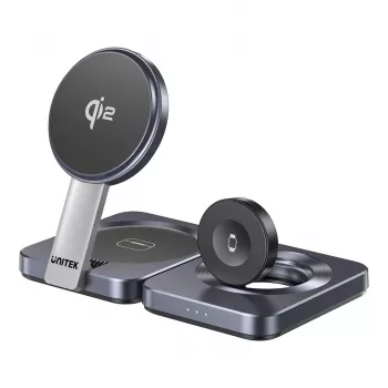 UNITEK P1300AGY01 langaton latausvastaanotin mobiililaitteille kuulokkeet, matkapuhelin/älypuhelin, älykello USB Type-C