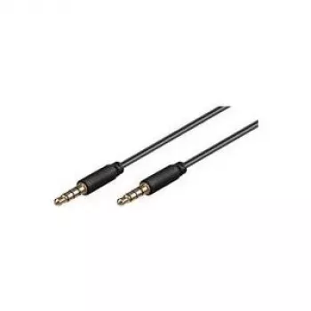 Microconnect IPOD012 audiokaapeli 1 m 3,5 mm musta