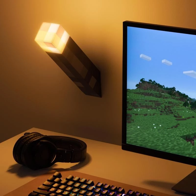 Pöytävalaisin Paladone Torch Light PP9202MCFV3 Minecraft-muotoilu paristokäyttöinen
