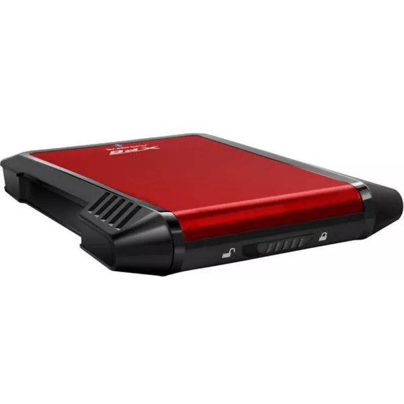 ADATA EX500 HDD/SSD-kotelo musta, punainen 2,5