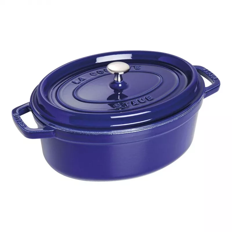 Valurautainen pata Staub 4,25 L, 29 cm, sininen