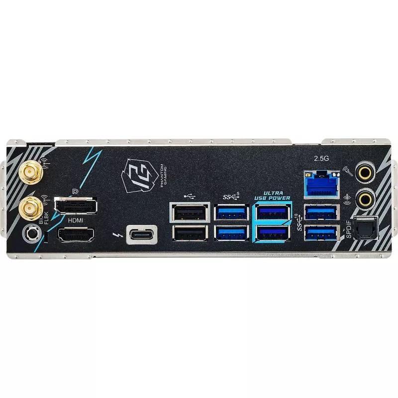 Emolevy ASRock B860M Lightning WiFi — Intel B860, LGA1851, microATX, DDR5, 4 DIMM, Wi‑Fi 6E, 2.5Gb LAN, Thunderbolt 4
