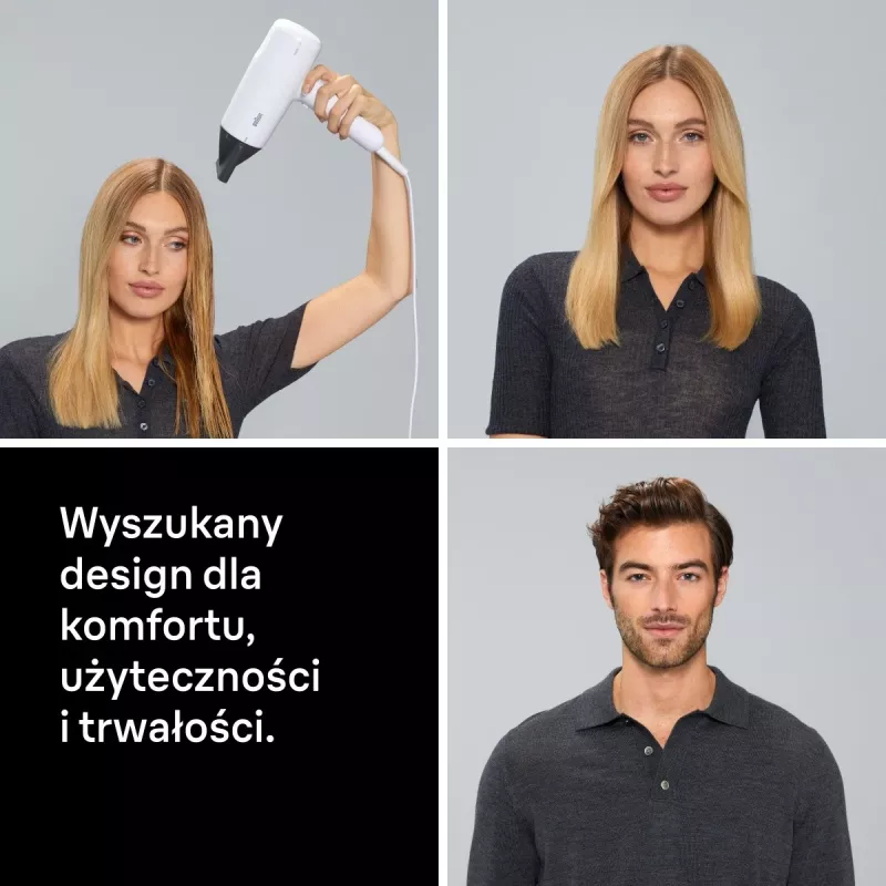 Hiustenkuivaaja Braun BRHD226E 2200W Ionic Technology kevyt