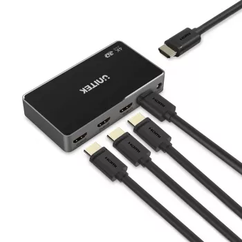 UNITEK V1109A HDMI-videosplitteri 4x HDMI 4K 1.4b