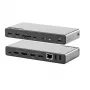 ALOGIC DV4 - telakointiasema - kannettavalle tietokoneelle - USB-C / USB-A - 3 x HDMI, DP - 1GbE (DUCDV4)