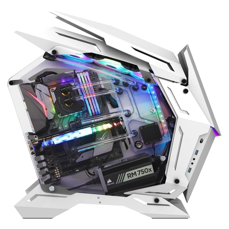 Jonsbo MOD3 - PC - valkoinen - ATX - EATX - ITX - micro ATX - alumiini - pelaaminen - 17 cm (MOD3 WHITE)