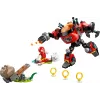 LEGO rakennuslelusarja Sonic the Hedgehog 77005 Knuckles vs Dr Eggman Egg Crusher Mech, 350 osaa, ikä 8+