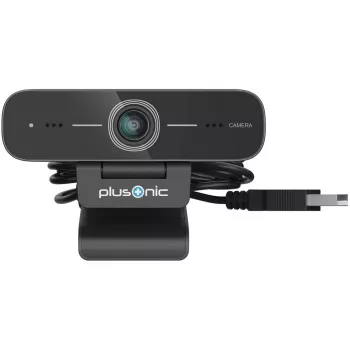 Verkkokamera Plusonic PSMG104 1080p HD -tarkkuus sisäänrakennetulla mikrofonilla, USB-liitäntä