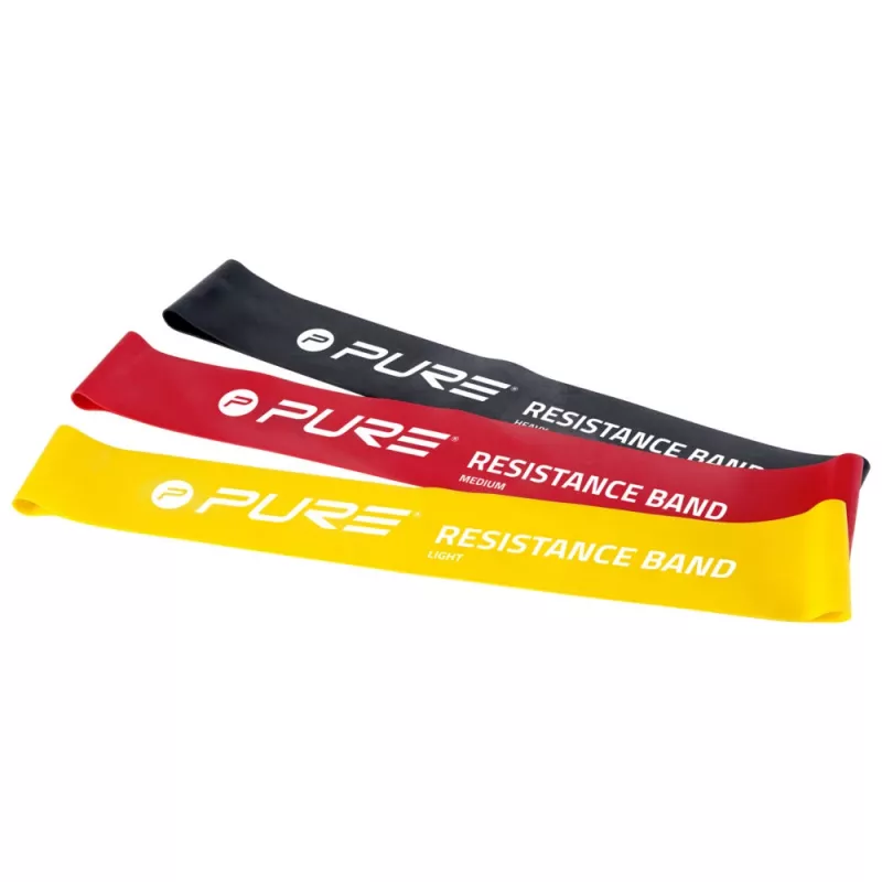 Pure2Improve | vastuskuminauhat isopakkaus 40 kpl - raskas | musta