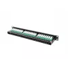 Patch-paneeli LANBERG PPU5-1048-B 1U, 48 porttia Cat5e, musta, 445×102×44,5 mm