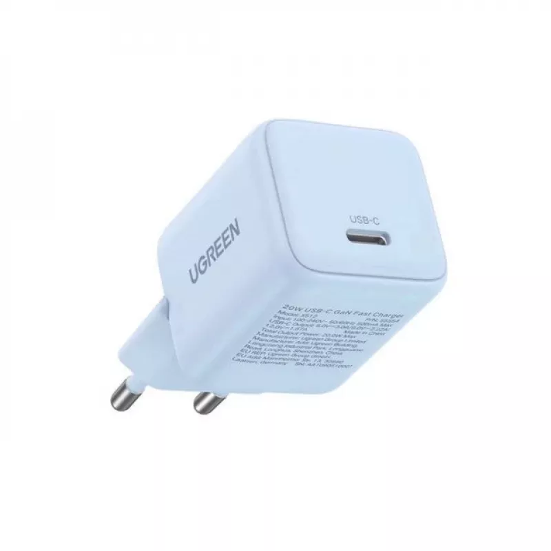 UGREEN X512 20W GAN 1X USB-C VIRTALÄHDE - sininen
