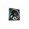 DeepCool FL12R 3-in-1 120 mm kotelotuulettimet (3 kpl), Reverse, 4-pin PWM, 500–2150 r/min, FDB, mustat