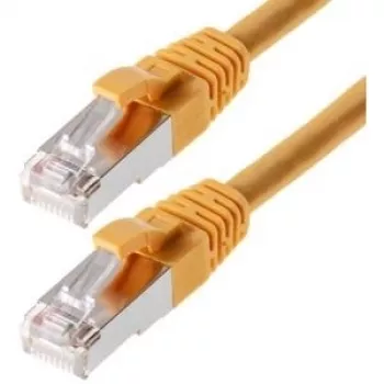 Verkkokaapeli Helos CAT6 S/FTP (PIMF) 7,5 m keltainen
