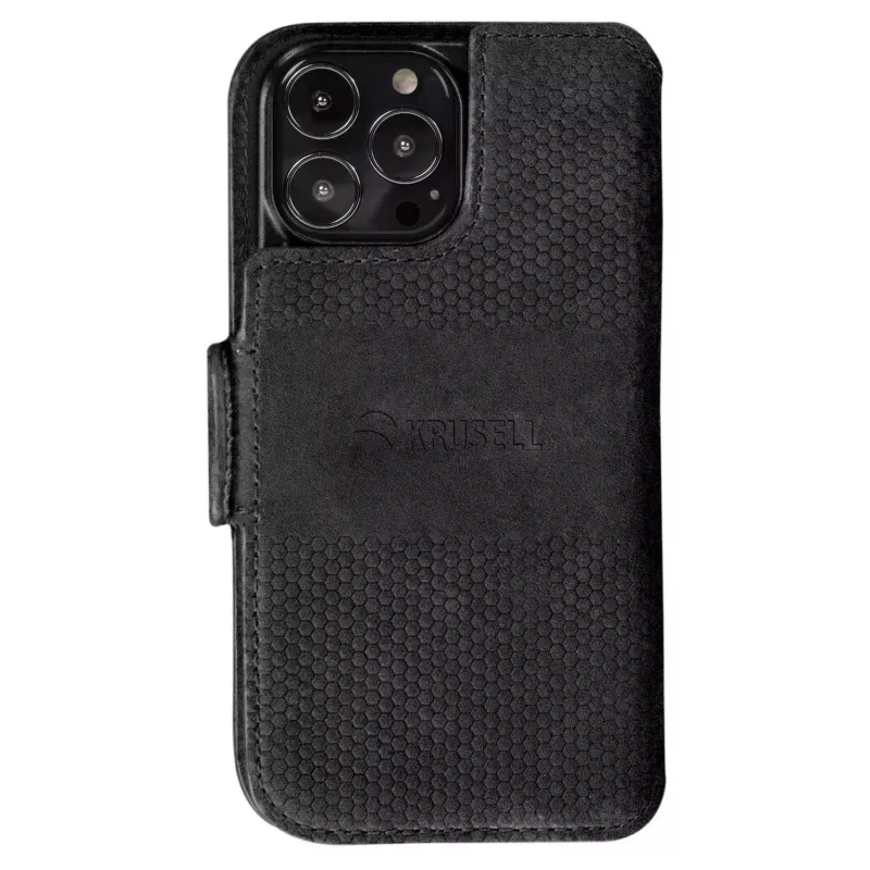 Krusell 62396 lompakkokotelo iPhone 13 Pro Max 17 cm musta