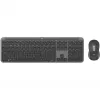 Logitech Signature ohut Combo MK950 - näppäimistö-hiiri-sarja - langaton - Bluetooth 5,1 LE - QWERTY - Nordic - grafiitti (920-012488)