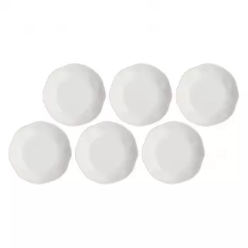 Syvien lautasten setti LA PORCELLANA BIANCA La Porcel 21 cm, 6 kpl, valkoinen