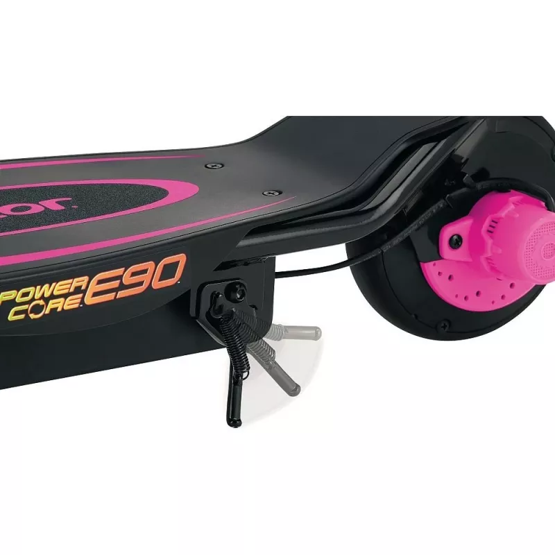 Razor Power Core E90 16 km/h musta, vaaleanpunainen