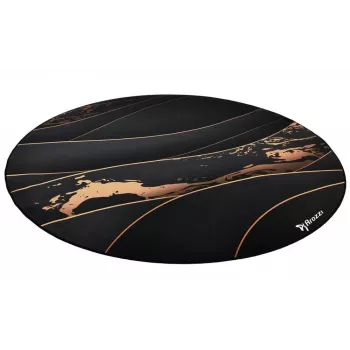 Lattiansuojamatto Arozzi Zona Round Floor Pad – musta/kulta, pyöreä suojamatto lattioille