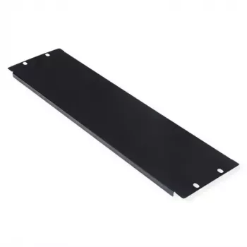 Sokkopaneeli ROLINE 19 tuumaa 3U musta teräs 480 mm