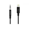 Belkin kaapeli Lightning – kuulokeliitäntä - Lightning uros – stereominiliitin uros - 91,4 cm - musta - Apple iPhone (Lig