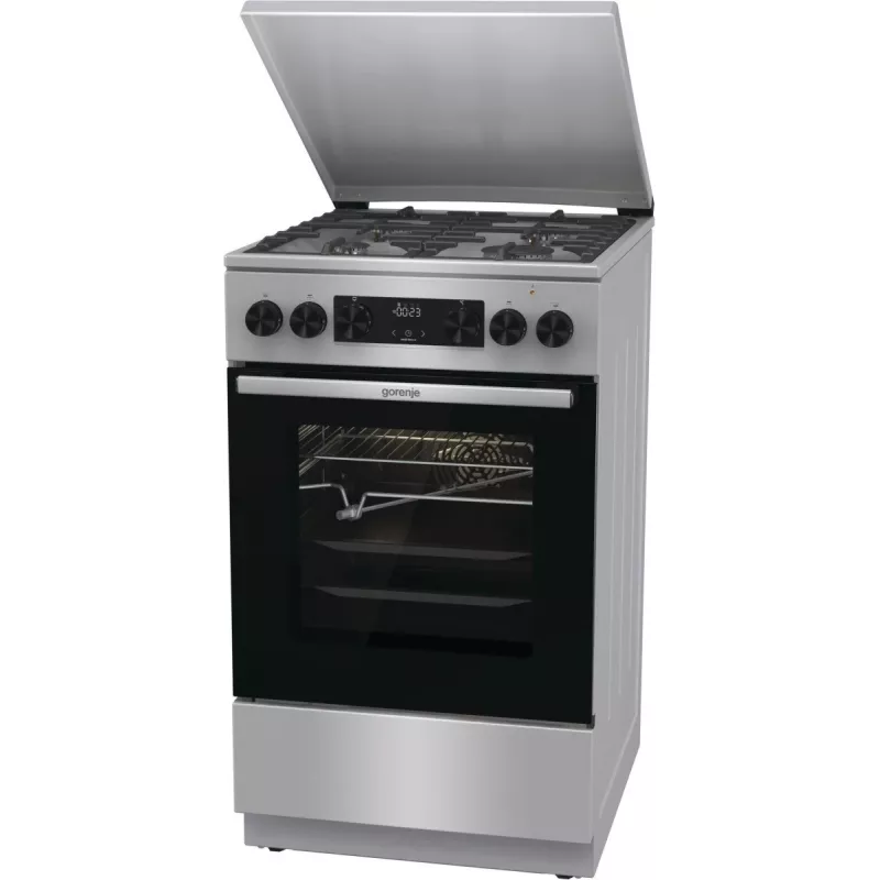 Gorenje GKS5C71XF vapaasti seisova liesi ja uuni hopea
