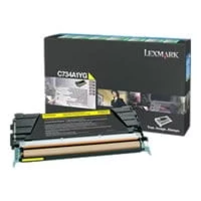 Lexmark - värikasetti - 1 x keltainen - 6000 sivua - LRP / LCCP (C734A1YG)