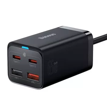 Baseus GaN3 Pro laturi matkapuhelin tabletti musta AC sisätila 15V 3A