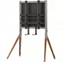 One for All Falcon Universal WM 7481 - jalusta - LCD-TV:lle / soundbarille - pähkinäpuu, antrasiitti - näytön koko: 81,3–177,8 cm (32–70 inch)