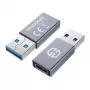 Adapteri GRAUGEAR G-AD-CTA-10G USB-A - USB-C hopea
