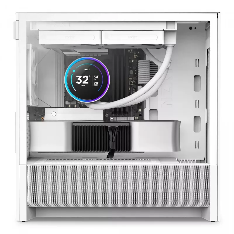 PC-kotelo NZXT H9 H3 Flow Midi Tower valkoinen