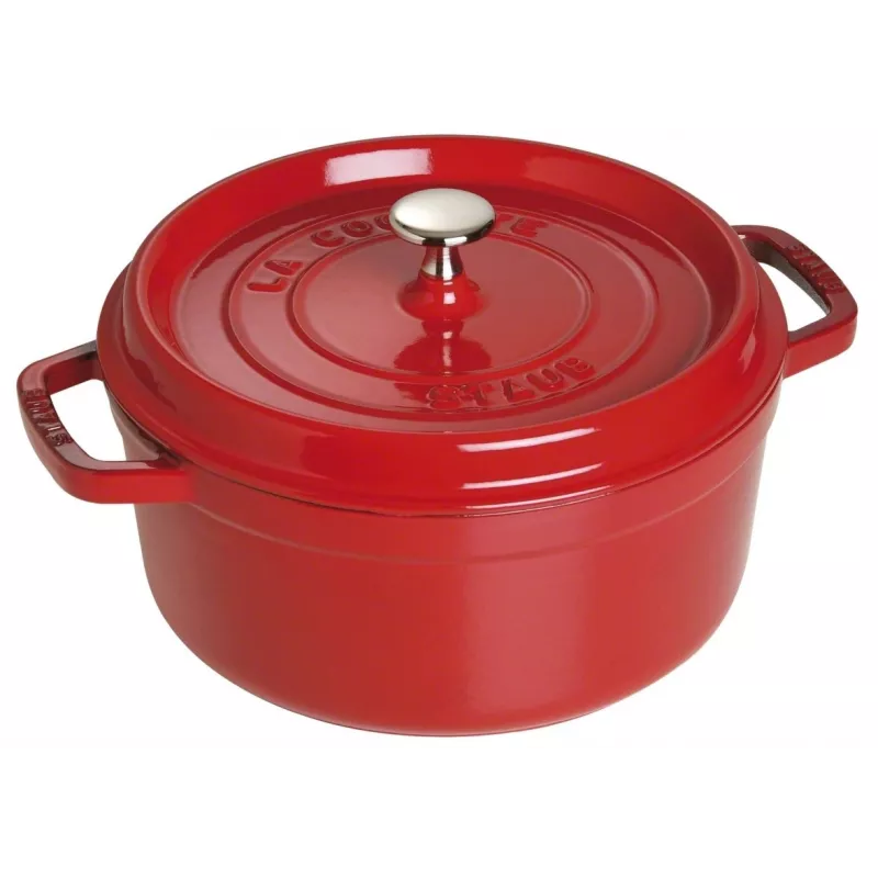 Staub 40509-840-0 valurautainen paistinpata 5,2 L punainen