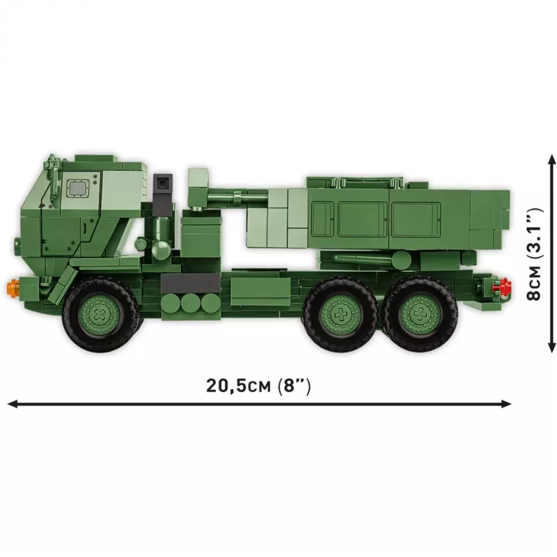 COBI 2626 Armed Forces M142 HIMARS rakennussarja, 604 osaa
