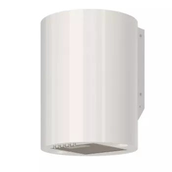 MAAN Elba Mini WPB 431 liesituuletin — valkoinen, teräskotelo, elektroninen ohjaus, 120–300 m³/h, ø310 mm, korkeus 400 mm