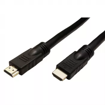 ROTRONIC-SECOMP Roline - Ultra High Speed - HDMI-kaapeli Ethernetillä - HDMI uros - HDMI uros - 20 m - suojattu - musta - aktiivinen, 2160p-Unt