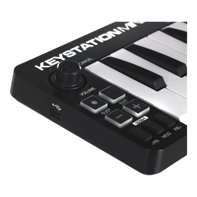 M-AUDIO Keystation Mini 32 MK3 MIDI-kosketinsoitin 32 kosketinta USB musta, valkoinen