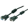 VGA-kaapeli LogiLink 3 m M/W musta