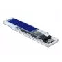 SSD-kotelo DeLOCK 42620 ulkoinen kotelo M.2 NVMe PCIe SSD:lle USB Type-C-liittimellä, läpinäkyvä