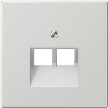 JUNG LS 969-2 UA LG - harmaa - termoplasti - tavanomainen - JUNG - UAE 2 x 8 UPO - UAE 8-8 UPO - UAE 8-8 UPOK6E - UAE 8-8 UPOK6 - MK-POF-2UAE - RJ-45