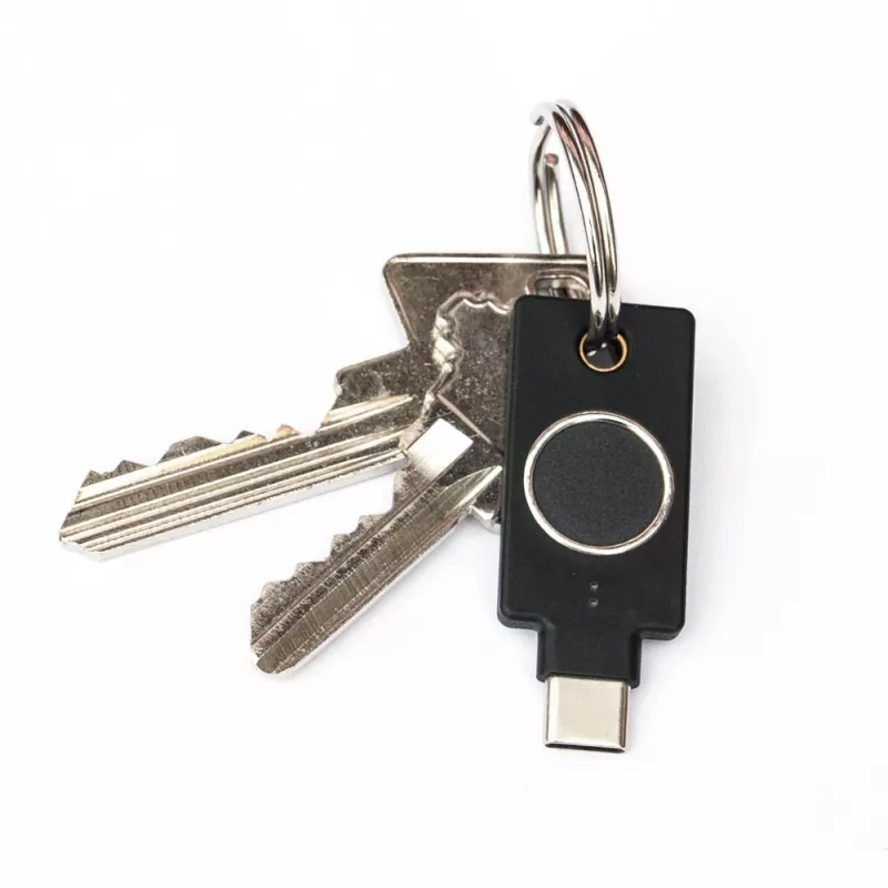 YubiKey C Bio FIDO Edition Yubico musta salasanaton todennus