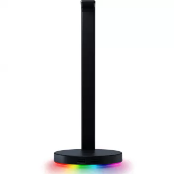 Razer Base Station V2 Chroma, musta, 2 x USB 3.1 -liitäntää, 1 x 3,5 mm -yhdistelmäliitäntä sisäänrakennetulla DAC:lla, 7.1-tilaääni, Razer Chroma™ RGB, alumiinirakenne, liukumaton jalusta