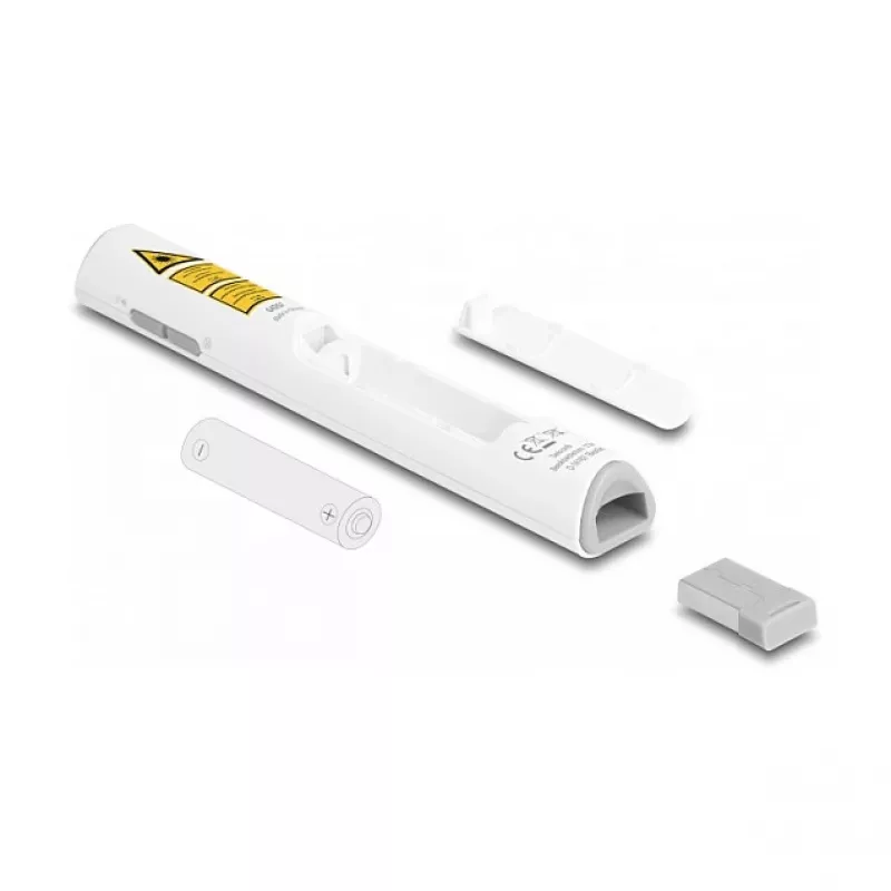DeLOCK USB-laseresitysosoitin valkoinen langaton USB RF Nano -vastaanotin
