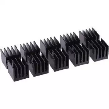 Alphacool GPU RAM alumiinijäähdytyssiili 15x15mm - musta 10 kpl (17155)