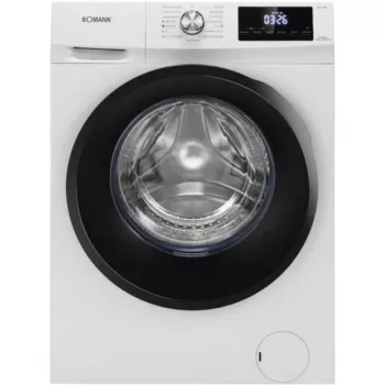 Vapaasti seisova pesukone-kuivausrumpu BOMANN WAT 7186 edestä täytettävä valkoinen 8 kg pesu / 5 kg pesu+kuivaus 1400 kierr./min