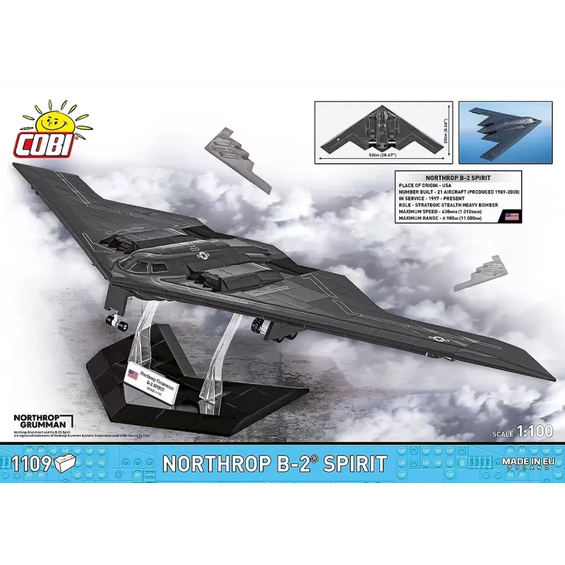 Cobi Northrop Grumman B-2 SPIRIT pienoismallisarja