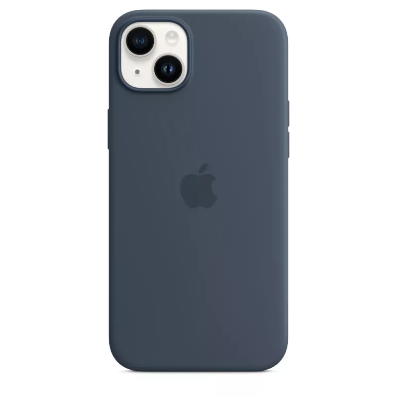 Silikonikuori Cover Apple iPhone 14 Plus MagSafe Storm Blue