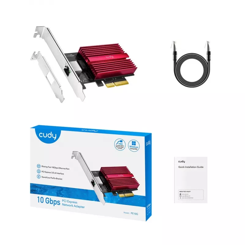 INTG Cudy 10G PCI Express -sovitin (Marvell AQC113)