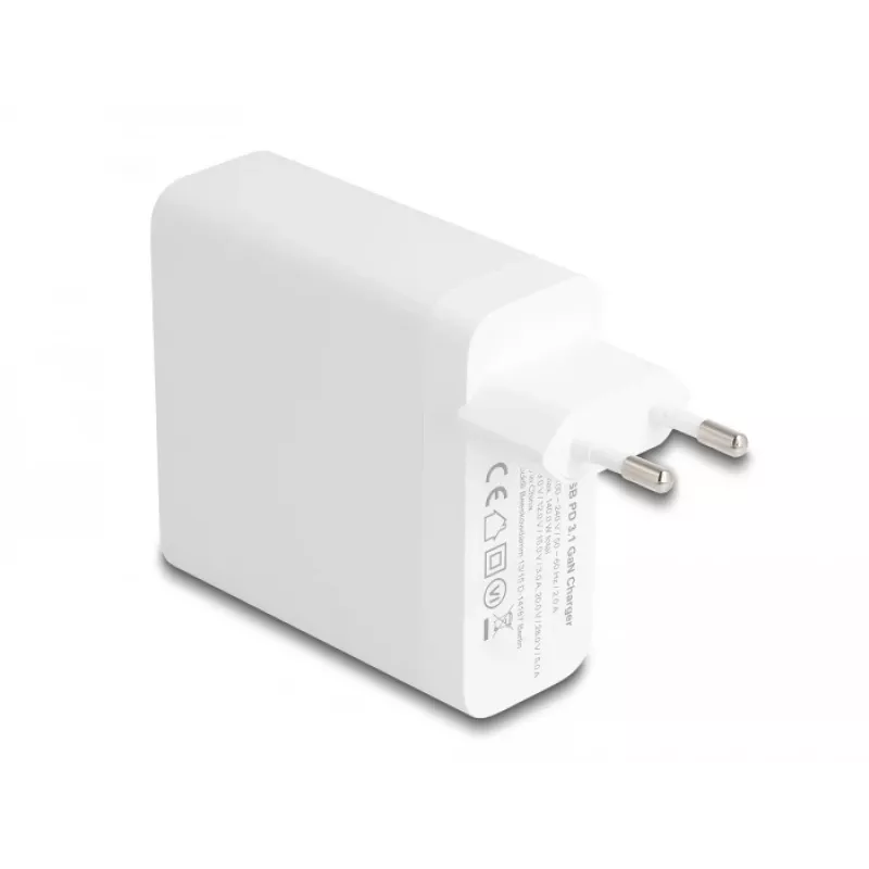 Laturi DeLOCK USB GaN 140W PD 3.1 sisäkäyttöön AC yleislaturi