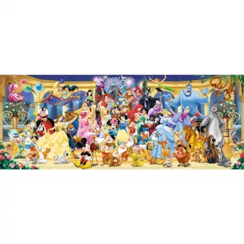 Palapeli Panorama - Disney-ryhmäkuva (1000 palaa)