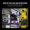 CORSAIR iCUE LINK LX120-R RGB Reverse Blade PWM kotelotuuletin, 120 mm, valkoinen